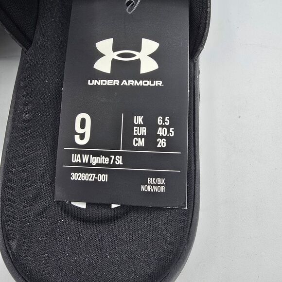 Under Armour Women’s UA Ignite 7 SL Slides Athletic Sandals Flip Flop Size 9 - Picture 5 of 6